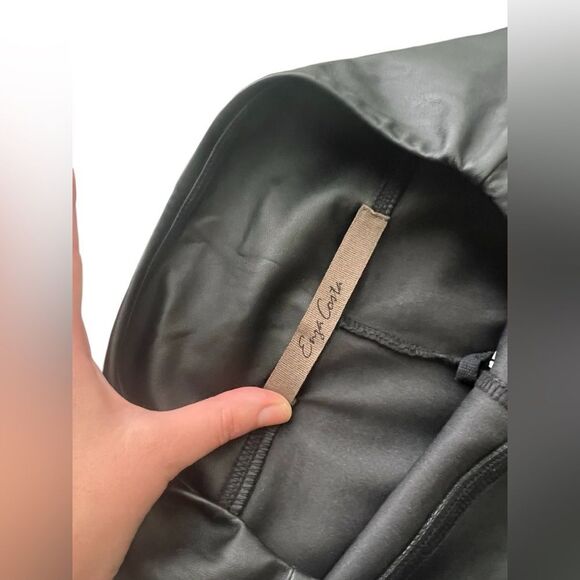 ENZA COSTA Faux Leather Flare Leggings - Picture 4 of 9